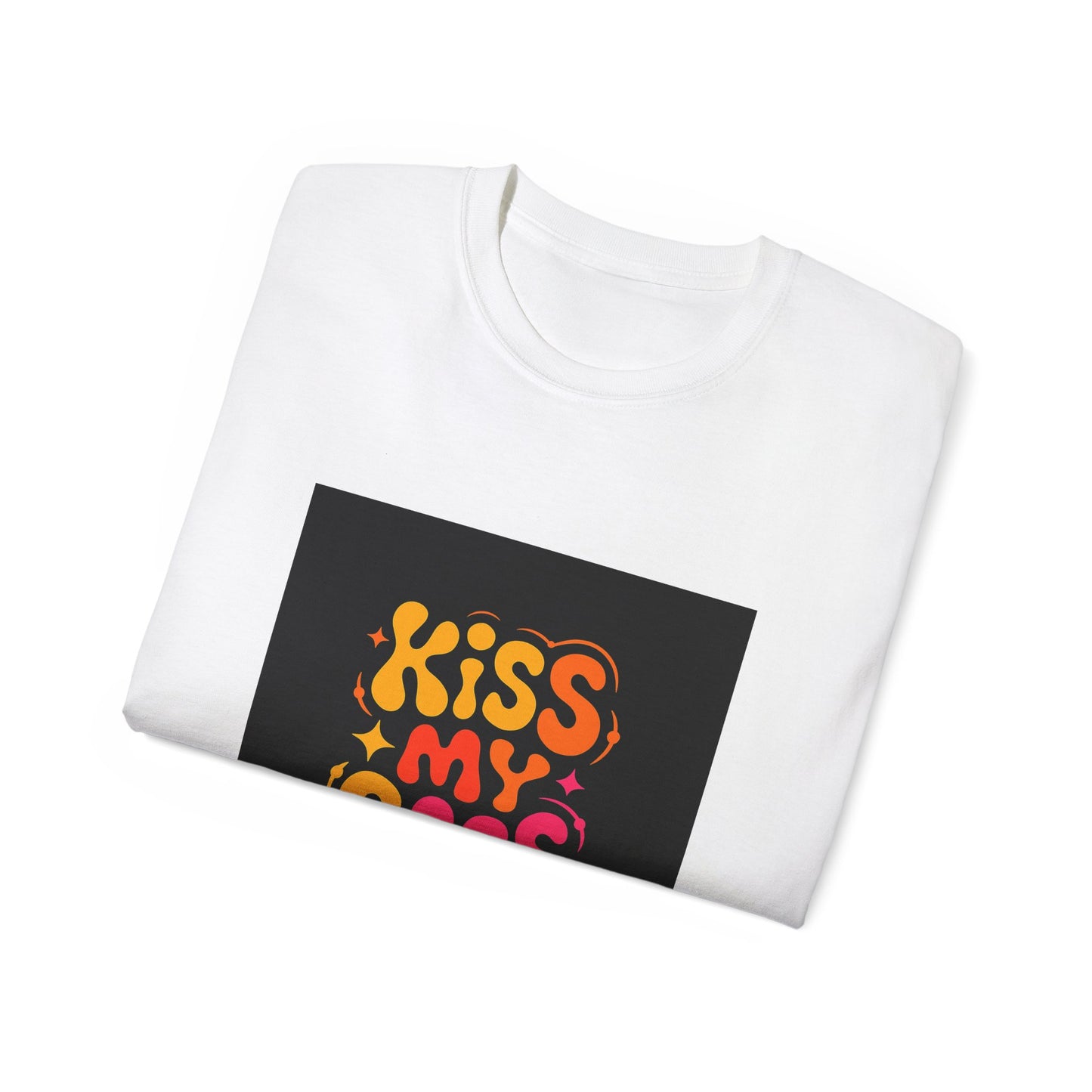 Kiss My Sass Unisex Tee, Funny Graphic T-Shirt, Gift for Sassy Friends, Humor Shirt, Casual Wear, Trendy Outfit