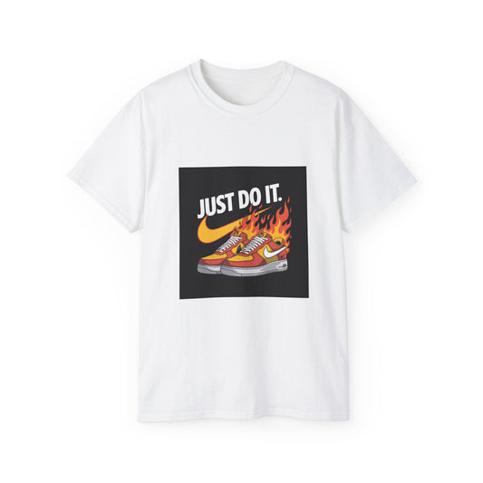 Graphic Motivational Tee - Just Do It, Casual Wear, Gift for Athletes, Fitness Shirt, Streetwear Fashion