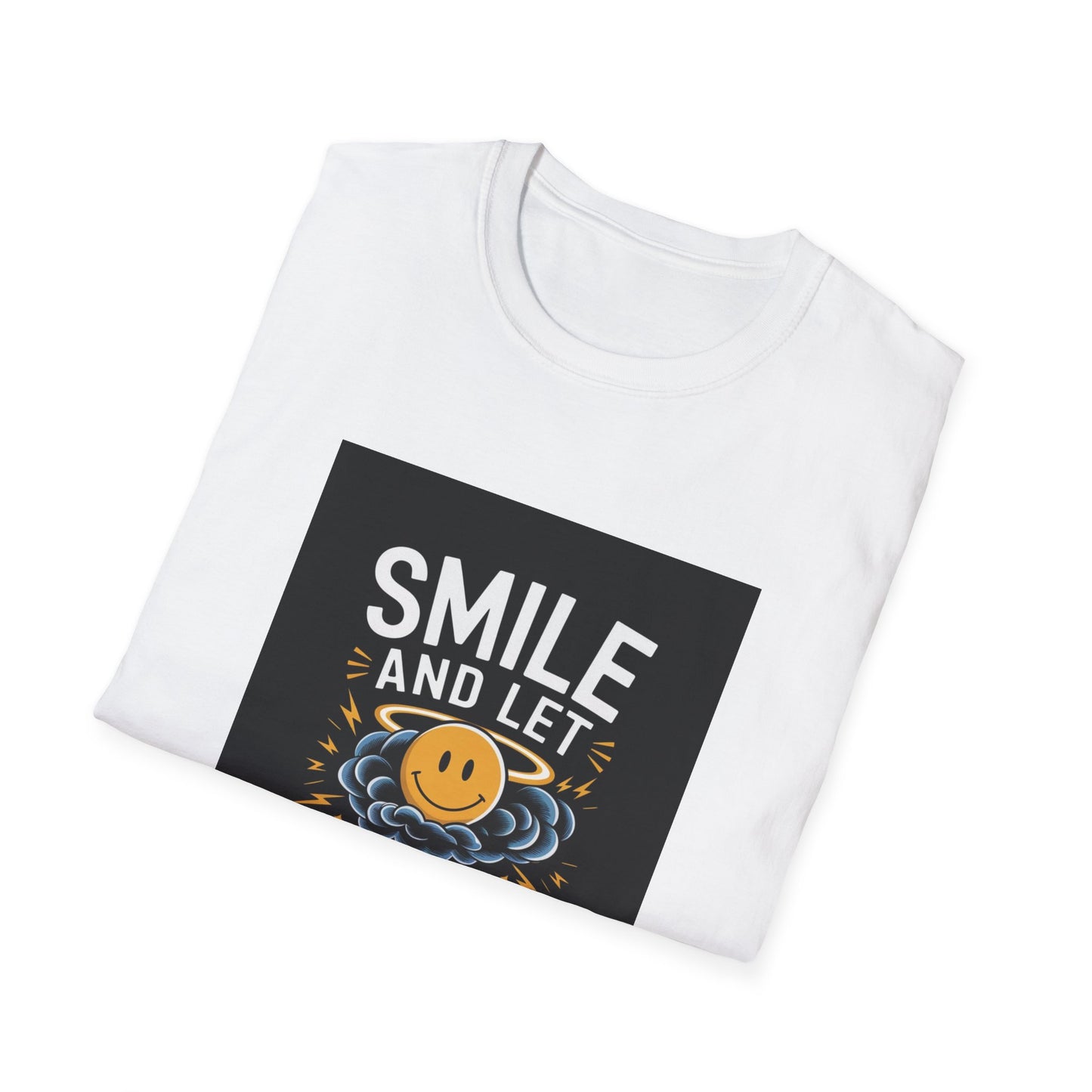 Smile and Let Karma Handle It T-Shirt, Unisex Inspirational Tee, Comfortable Casual Wear, Positive Vibes Shirt, Gift for Friends and Family