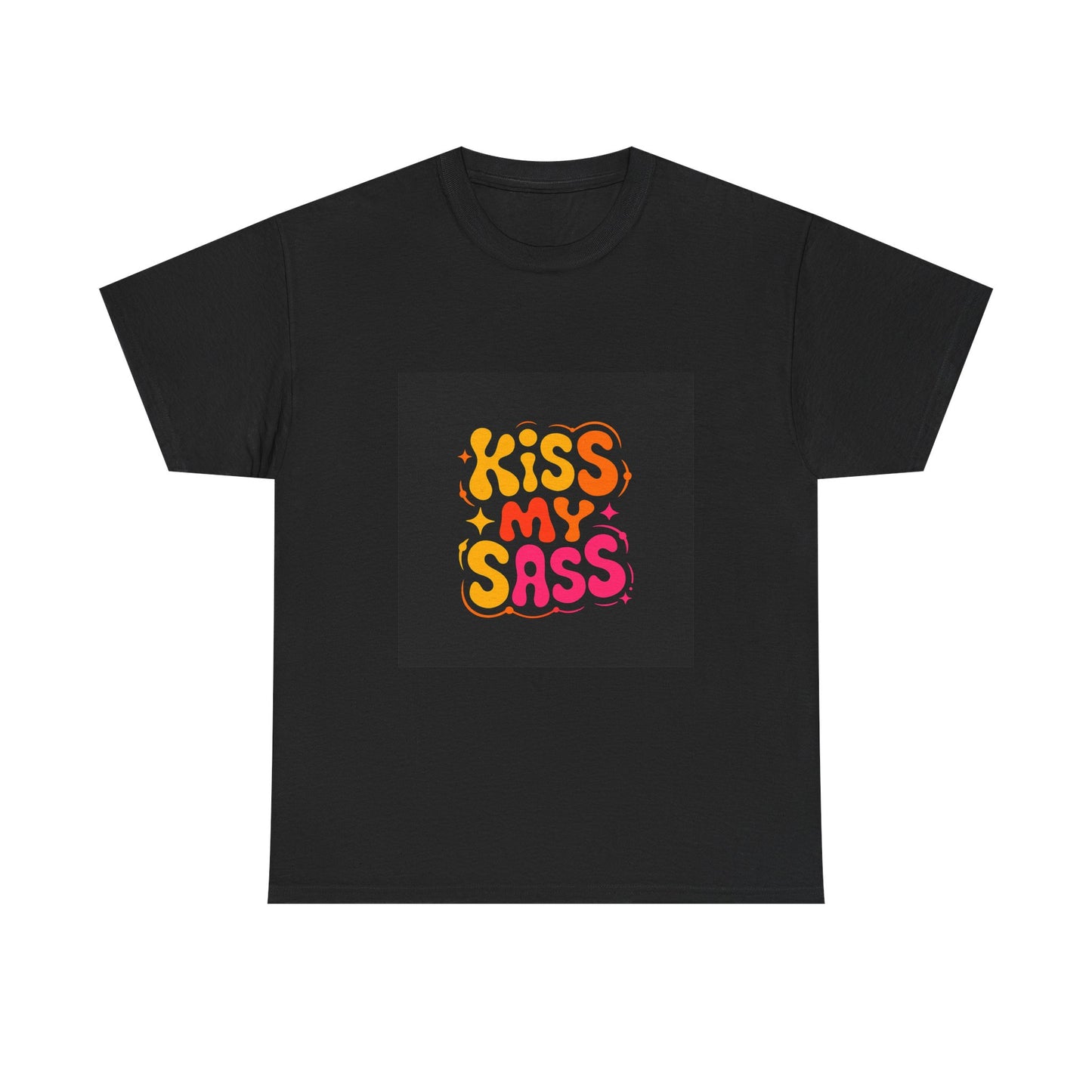Kiss My Sass T-Shirt, Funny Graphic Tee, Unisex Cotton Shirt, Birthday Gift, Casual Wear, Sassy Apparel