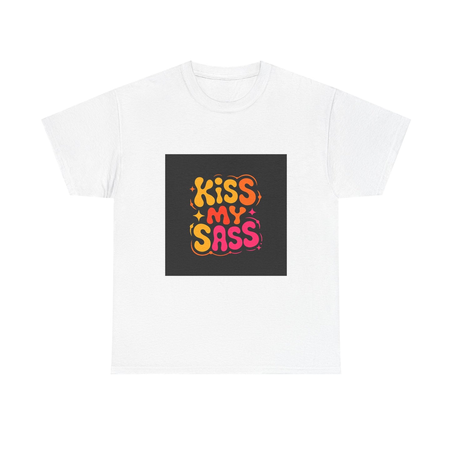 Kiss My Sass T-Shirt, Funny Graphic Tee, Unisex Cotton Shirt, Birthday Gift, Casual Wear, Sassy Apparel