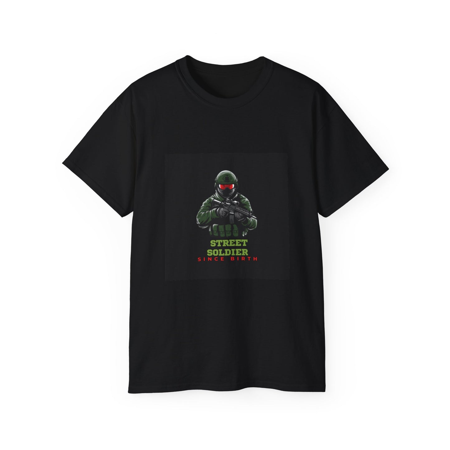 Street Soldier Unisex Ultra Cotton Tee, Graphic Tee for Gamers, Casual Wear, Streetwear, Birthday Gift, Gamer Apparel