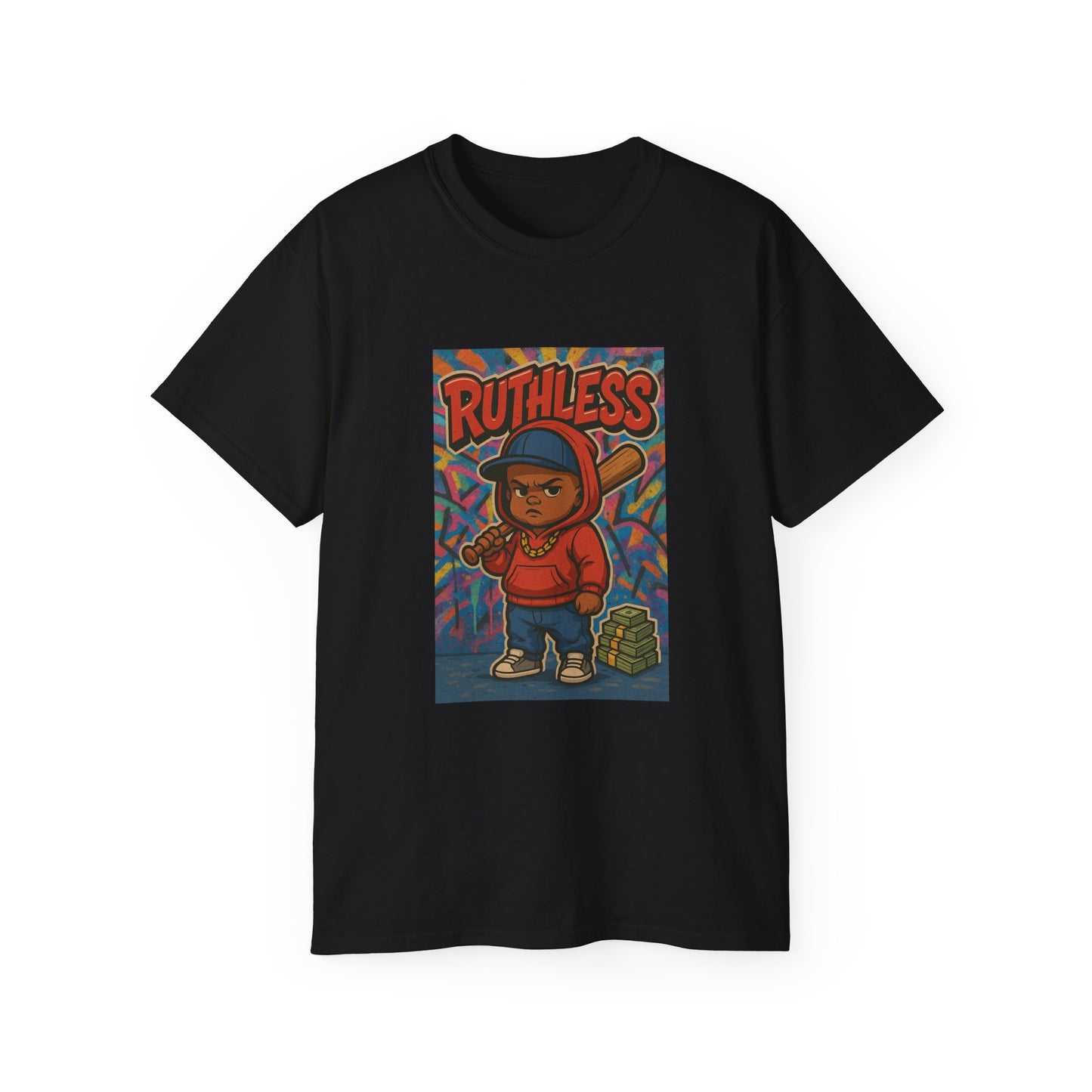 Ruthless Graphic Tee, Unisex Cotton Shirt, Streetwear Style, Gift for Him/Her, Casual Wear, Graphic Art Top