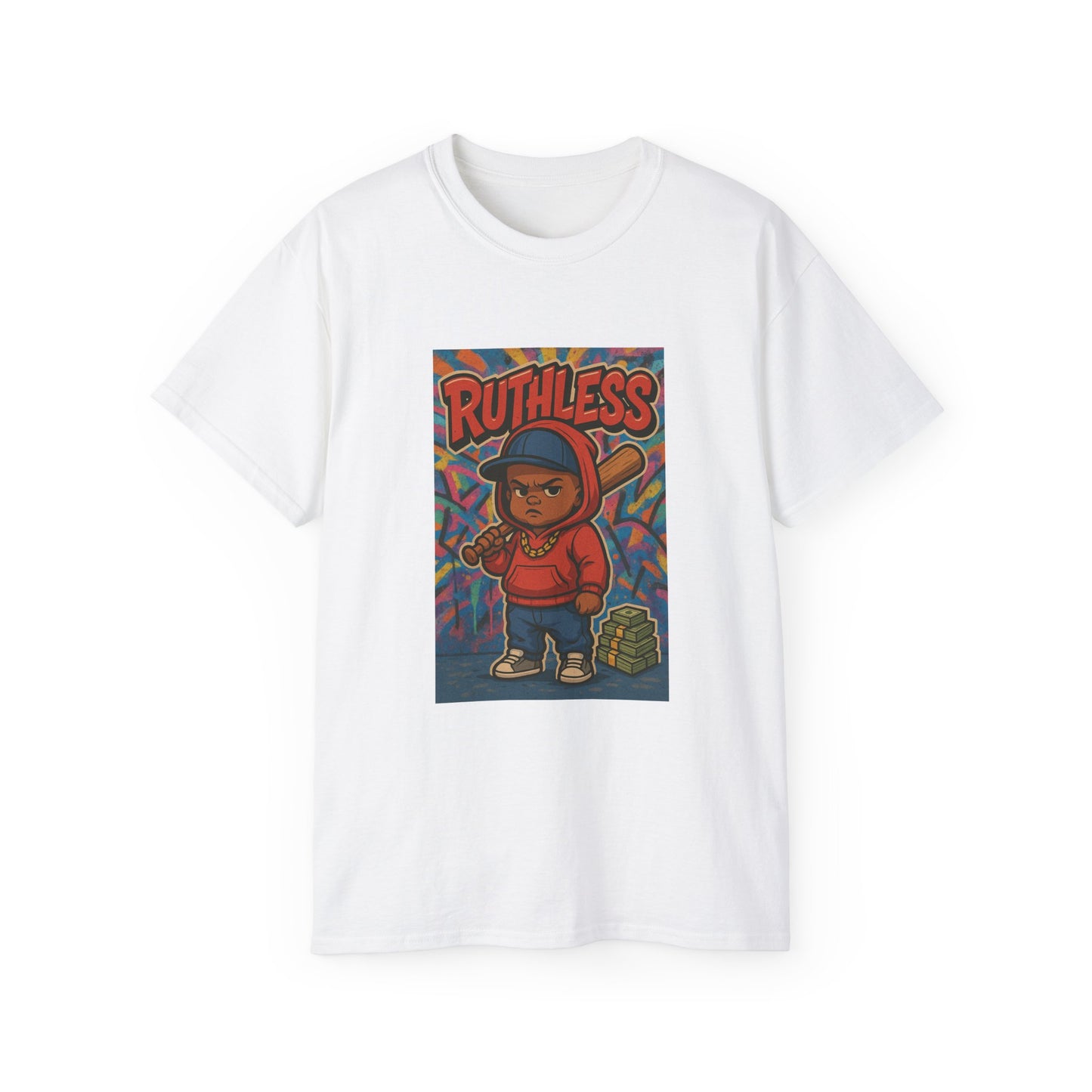 Ruthless Graphic Tee, Unisex Cotton Shirt, Streetwear Style, Gift for Him/Her, Casual Wear, Graphic Art Top