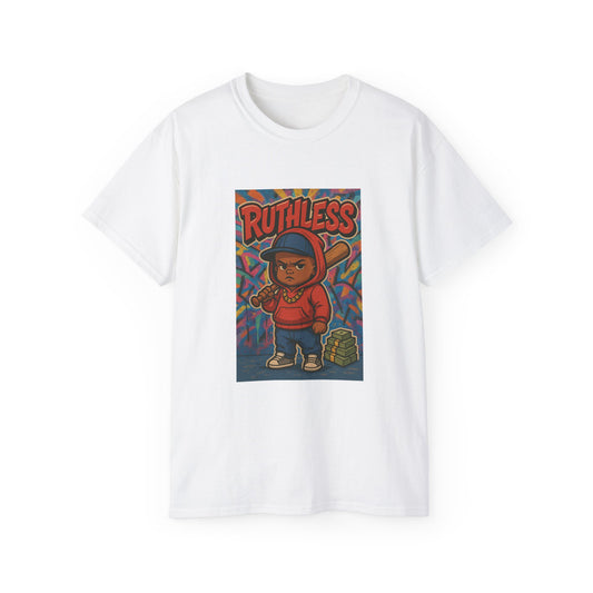 Ruthless Graphic Tee, Unisex Cotton Shirt, Streetwear Style, Gift for Him/Her, Casual Wear, Graphic Art Top