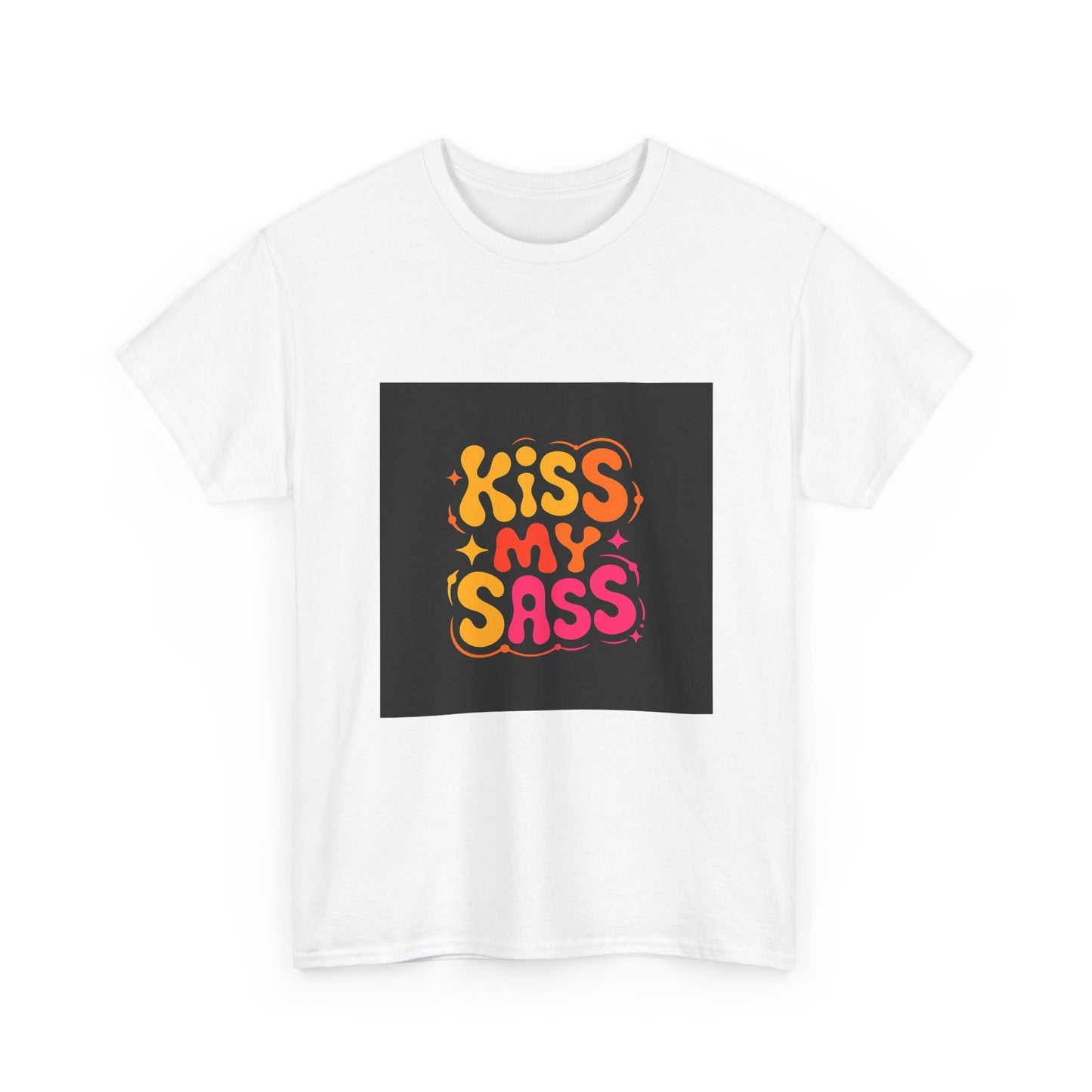Kiss My Sass T-Shirt, Funny Graphic Tee, Unisex Cotton Shirt, Birthday Gift, Casual Wear, Sassy Apparel