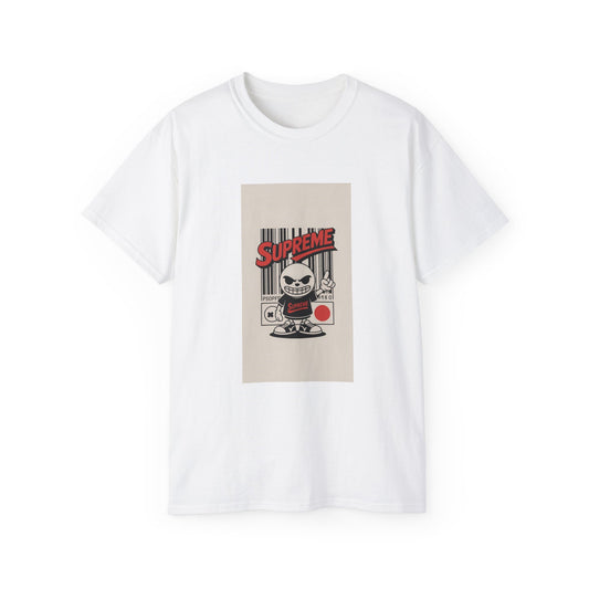 Supreme Graphic Tee, Unisex Cotton T-Shirt, Streetwear Apparel, Casual Summer Top, Gift for Him/Her