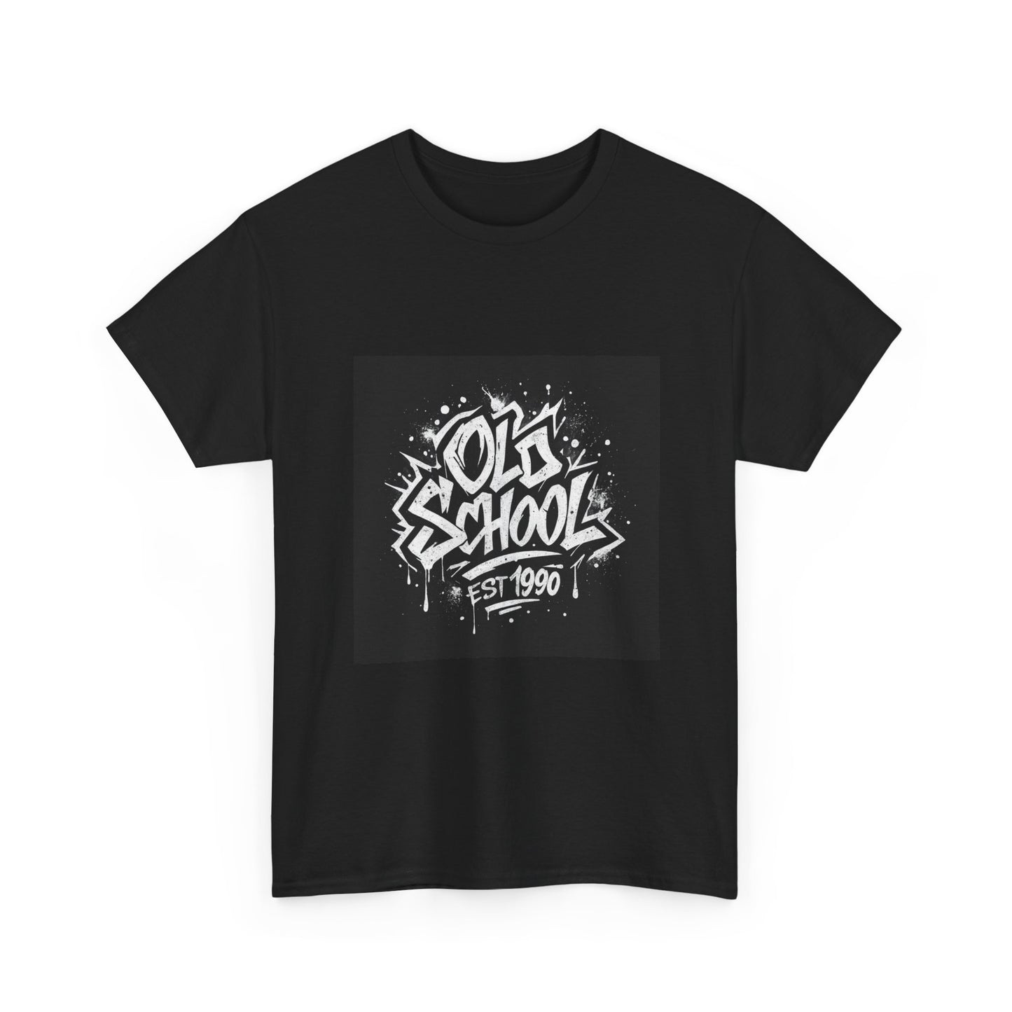 Old School Graffiti T-Shirt — "Old School Est. 1990" Vintage Streetwear Tee