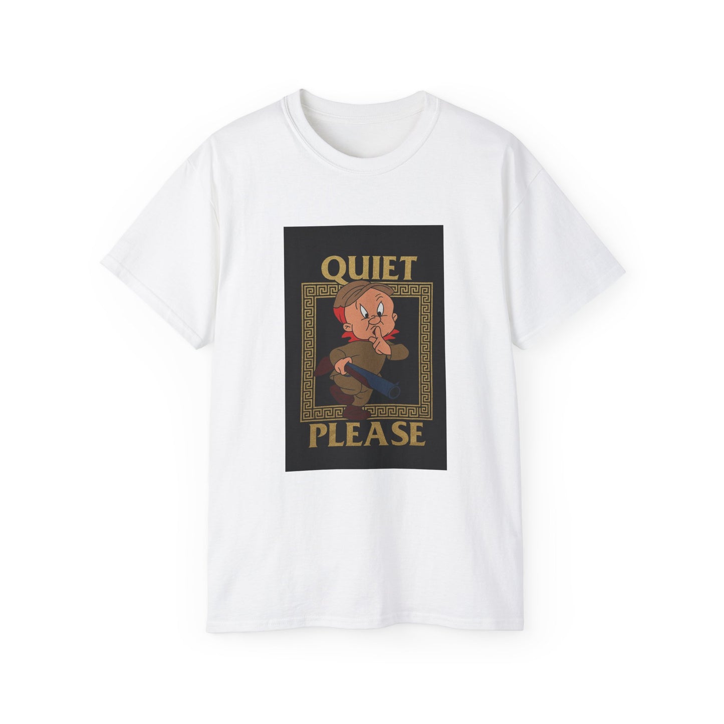 Unisex Cartoon Graphic Tee - Quiet Please T-Shirt, Fun Casual Wear, Gift for Kids & Adults, Birthday Present, Lounge Shirt, Cartoon [...]