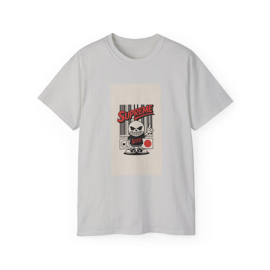 Supreme Graphic Tee, Unisex Cotton T-Shirt, Streetwear Apparel, Casual Summer Top, Gift for Him/Her