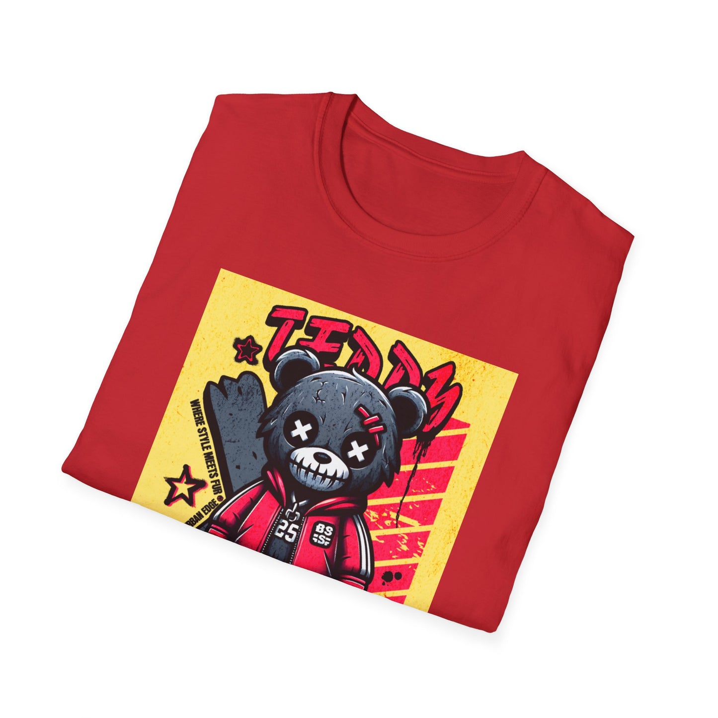 Skater Bear Street Tee — 'Teddy Street' Graphic T-Shirt