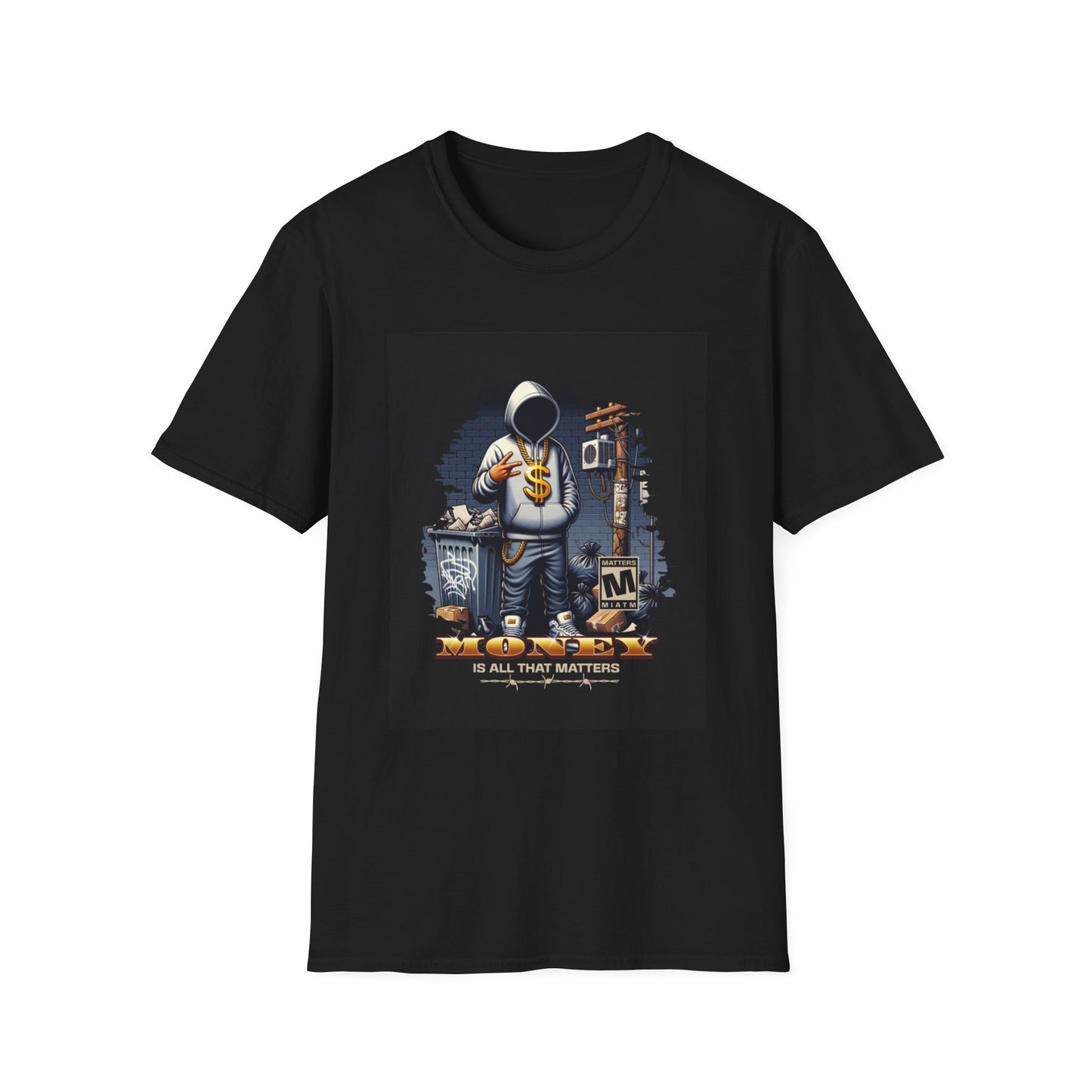 Money Astronaut T-Shirt — “Money Is All That Matters” Graphic Tee