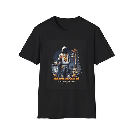 Money Astronaut T-Shirt — “Money Is All That Matters” Graphic Tee
