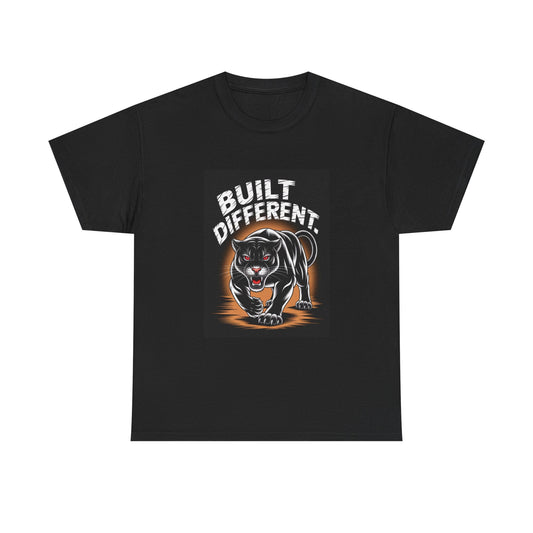 Built Different Panther Tee, Unisex Heavy Cotton Shirt, Trendy Graphic T-Shirt, Gift for Him or Her, Streetwear Fashion, Animal Lovers [...]