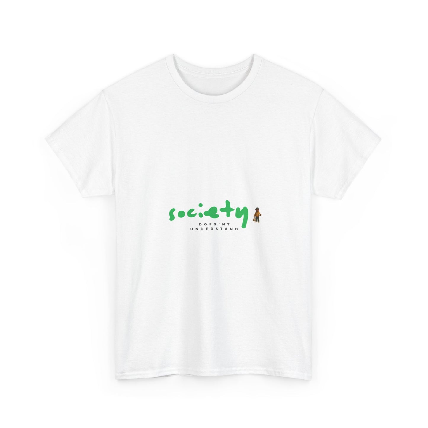 Casual Graphic Tee Featuring 'society' Design - Unisex Heavy Cotton T-Shirt, Trendy Streetwear, Gift for Friends, Summer Style, [...]