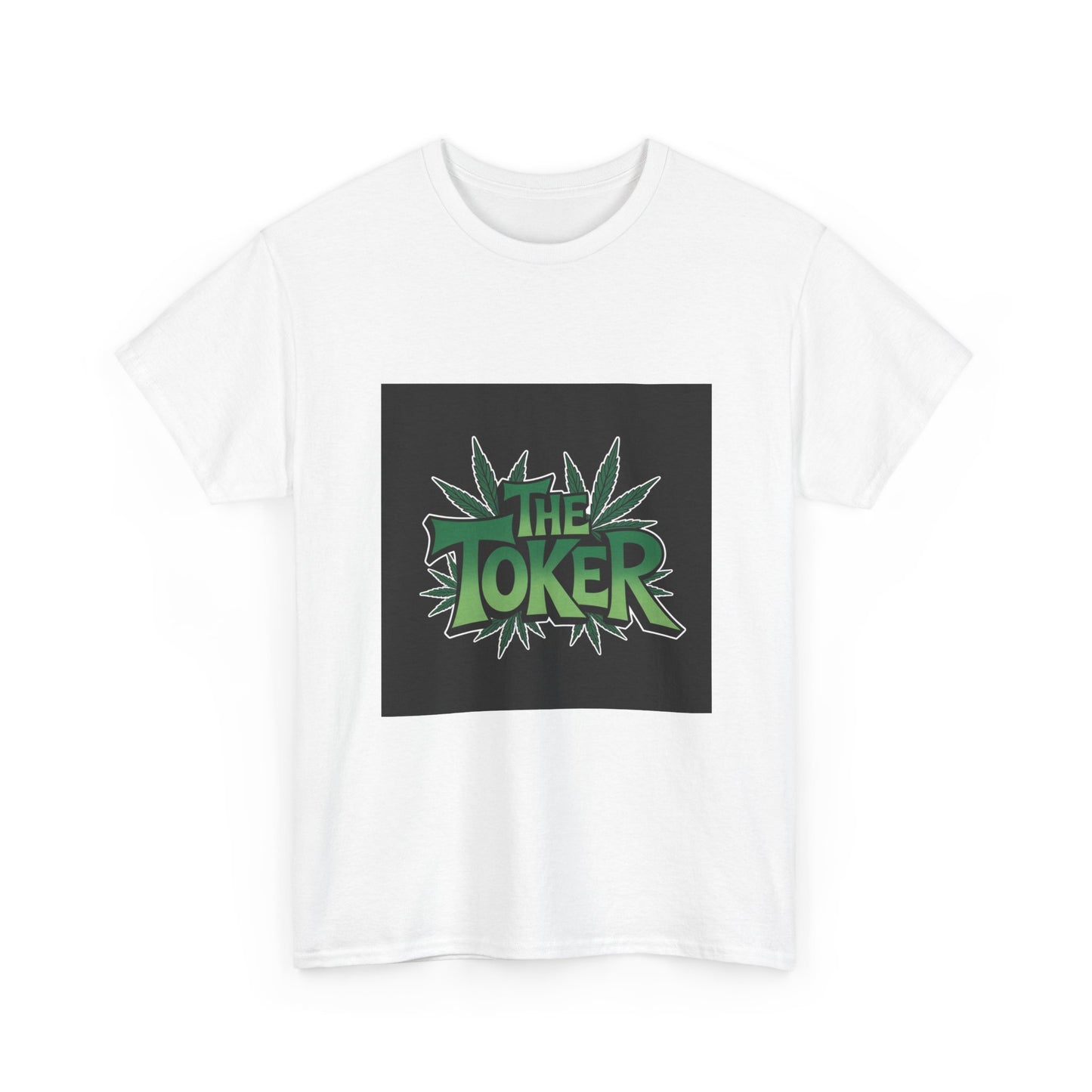 Green Toker Tee for Cannabis Lovers, Unisex Heavy Cotton Shirt, Stoner Gift, Birthday Present, Casual Wear