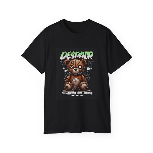 Despair Teddy Bear Unisex Ultra Cotton Tee | Struggling but Strong Graphic Tee | Gift for Mental Health Awareness, Casual Wear, Unique [...]