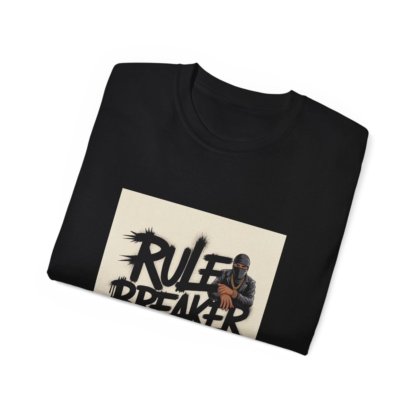 Rule Breaker Unisex Ultra Cotton Tee, Casual Graphic Tee, Streetwear Shirt, Men's Women's Apparel, Basketball Gift, Trendy Outfit