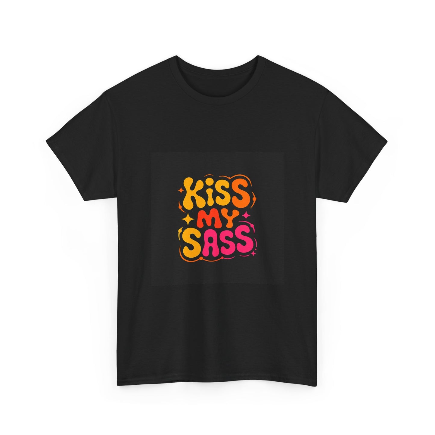 Kiss My Sass T-Shirt, Funny Graphic Tee, Unisex Cotton Shirt, Birthday Gift, Casual Wear, Sassy Apparel