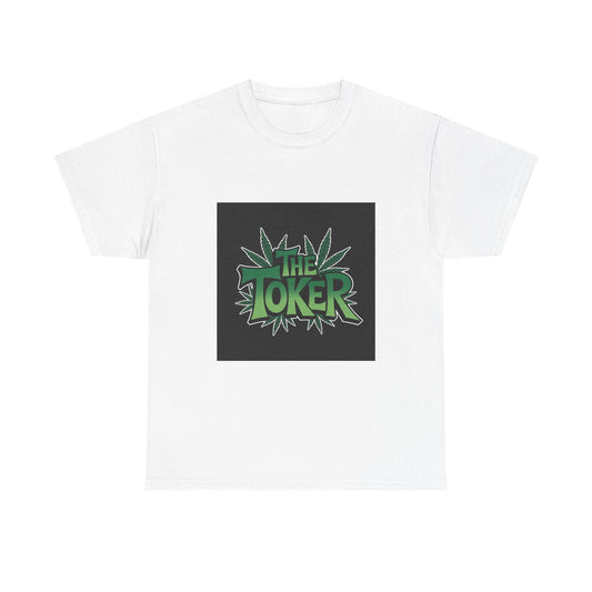 Green Toker Tee for Cannabis Lovers, Unisex Heavy Cotton Shirt, Stoner Gift, Birthday Present, Casual Wear