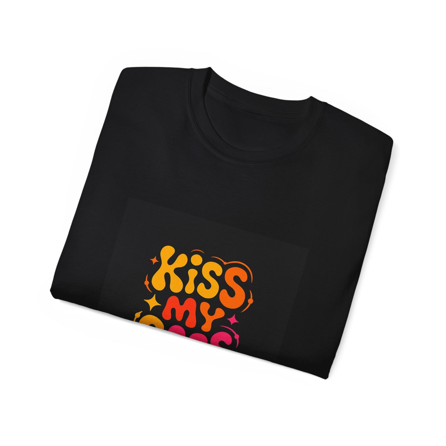 Kiss My Sass Unisex Tee, Funny Graphic T-Shirt, Gift for Sassy Friends, Humor Shirt, Casual Wear, Trendy Outfit