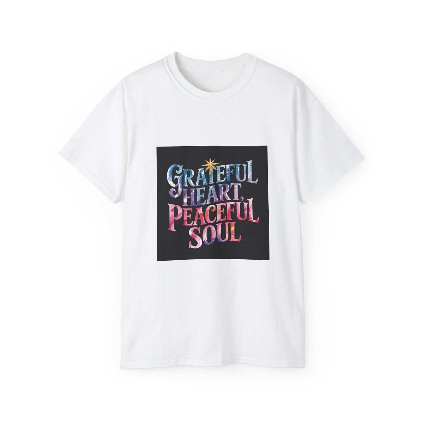 Grateful Heart Peaceful Soul Tee - Inspirational Tee for Everyday Wear, Gift for Friends, Positive Vibes Shirt, Relaxed Fit, [...]
