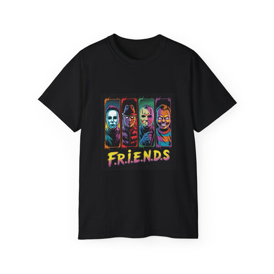 Colorful Friends-Inspired Unisex Tee, Graphic T-Shirt, Movie Night Apparel, Gift for Fans, Fun Casual Wear